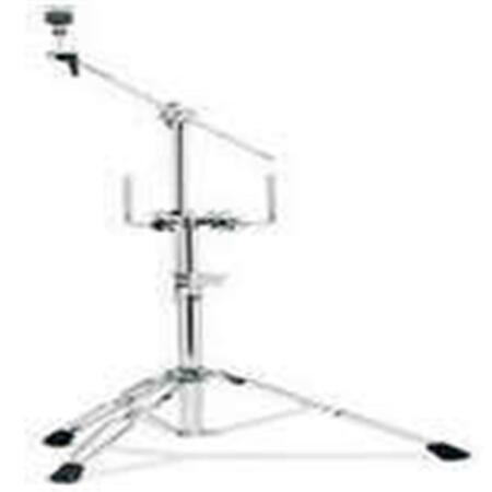 DRUM WORKS FURNITURE Double Tom Stand with 934 Cymbal Boom Arm, Chrome DWCP9934
